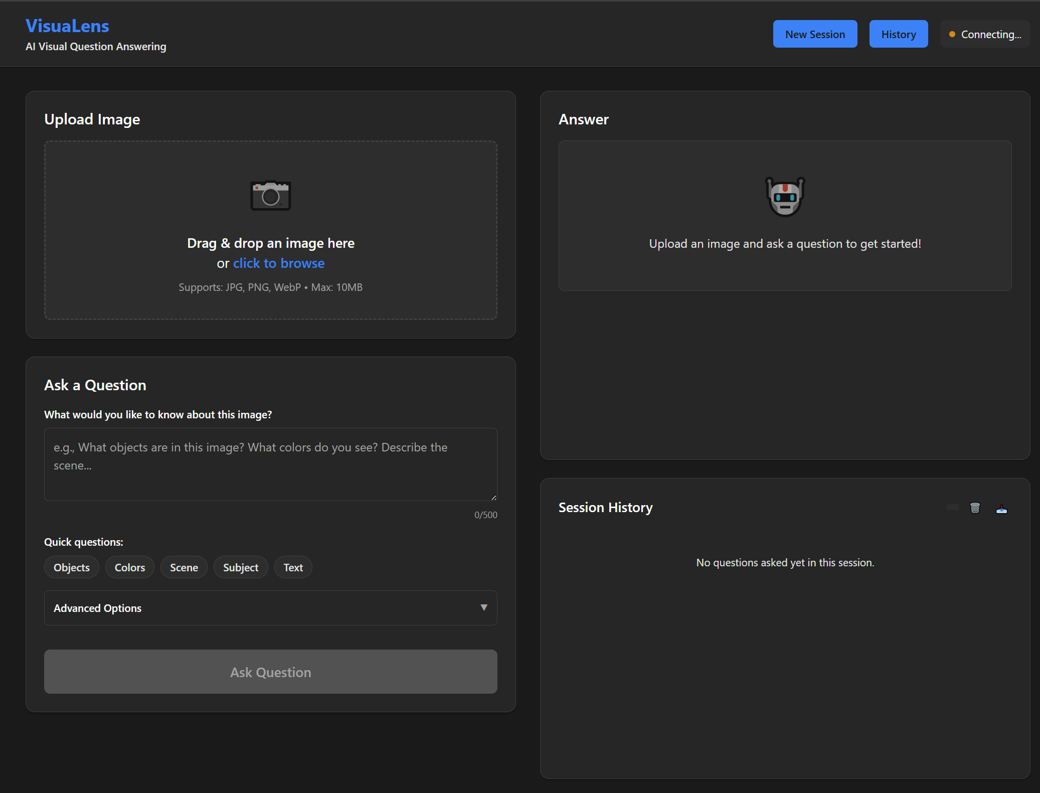 VisuaLens Project Screenshot